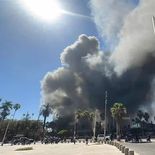 El voraz incendio en el centro comercial de Los Mochis. El voraz incendio en el centro comercial de Los Mochis.
