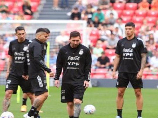 Entrenamiento de la Selección. 