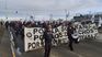 Protesta de la UOM Río Grande en el conflicto con Grupo Mirgor.