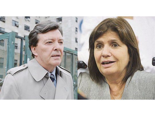 César Milani y Patricia Bullrich