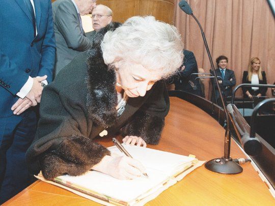 guerra. La camarista Liliana Catucci (foto) fue la m&aacute;s apuntada por los dardos contenidos en la r&eacute;plica de su colega Ana Mar&iacute;a Figueroa.