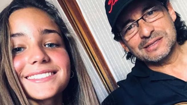 Catalina junto a su padre Marcelo, un reconocido arquitecto. (Foto: Instagram)