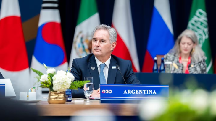 En medio de la tensión diplomática, Quirno participa de una reunión del G20 en EEUU. En medio de la tensión diplomática, Quirno participa de una reunión del G20 en EEUU.