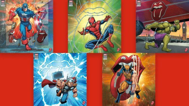 Los Stones y Marvel se unen para una colaboración especial.