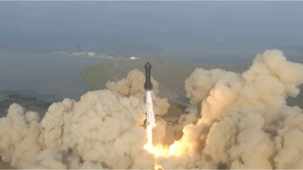 took off successfully, but exploded within minutes