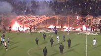 Un incendio en la cancha de Cipolletti preocupó a todos los presentes