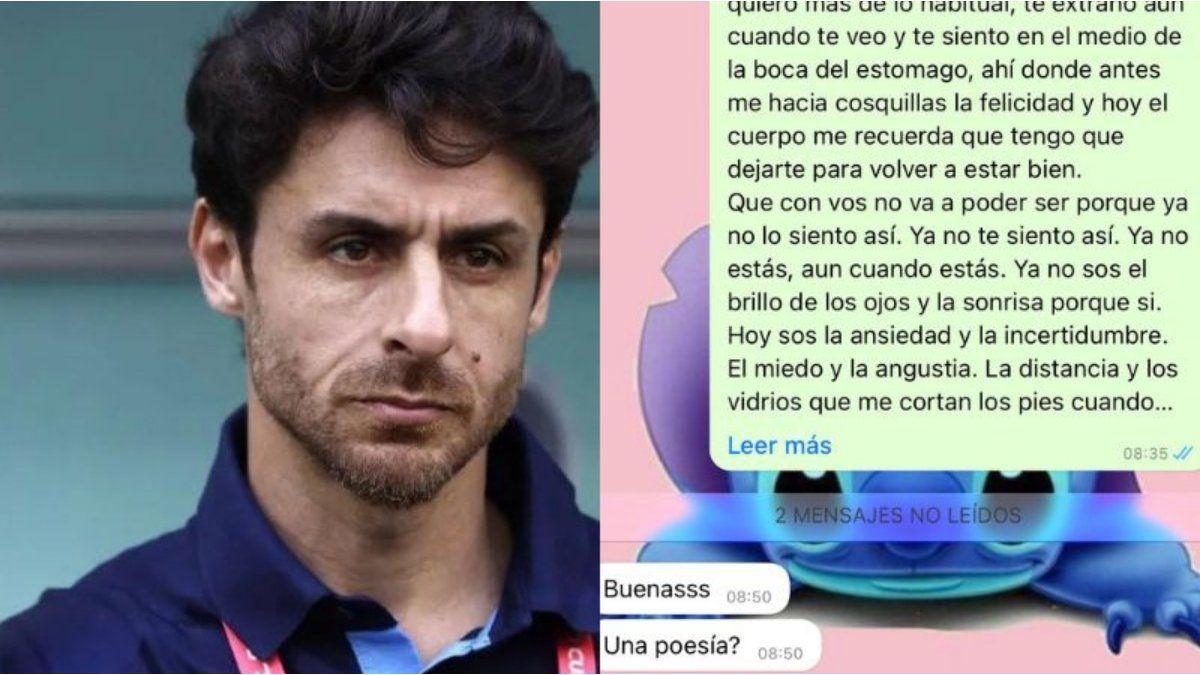 Pablo Aimar spoke after being involved with the viral message of “good, a poem?”