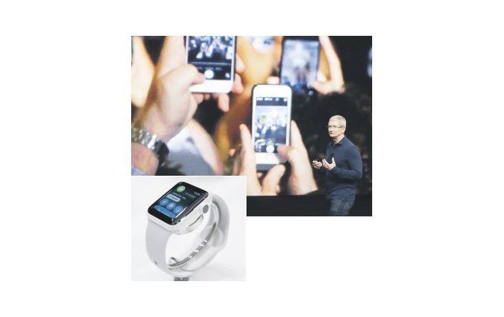 Novedades.  Tim Cook cumplió 5 años al frente de Apple y presentó los avances en las vedettes de la compañía: el iPhone y el iWatch.