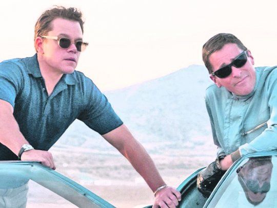 Contra lo imposible. Matt Damon y Christian Bale, en el film de James Mangold.