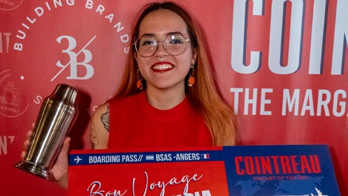 Florencia Ocampo from Corrientes, winner of the “Cointreau Margarita Challenge” in Argentina