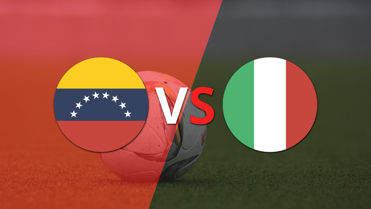 Comienza el juego entre Venezuela e Italia en el estadio Chase Stadium