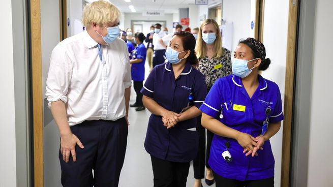 El primer ministro de Reino Unido, Boris Johnson.