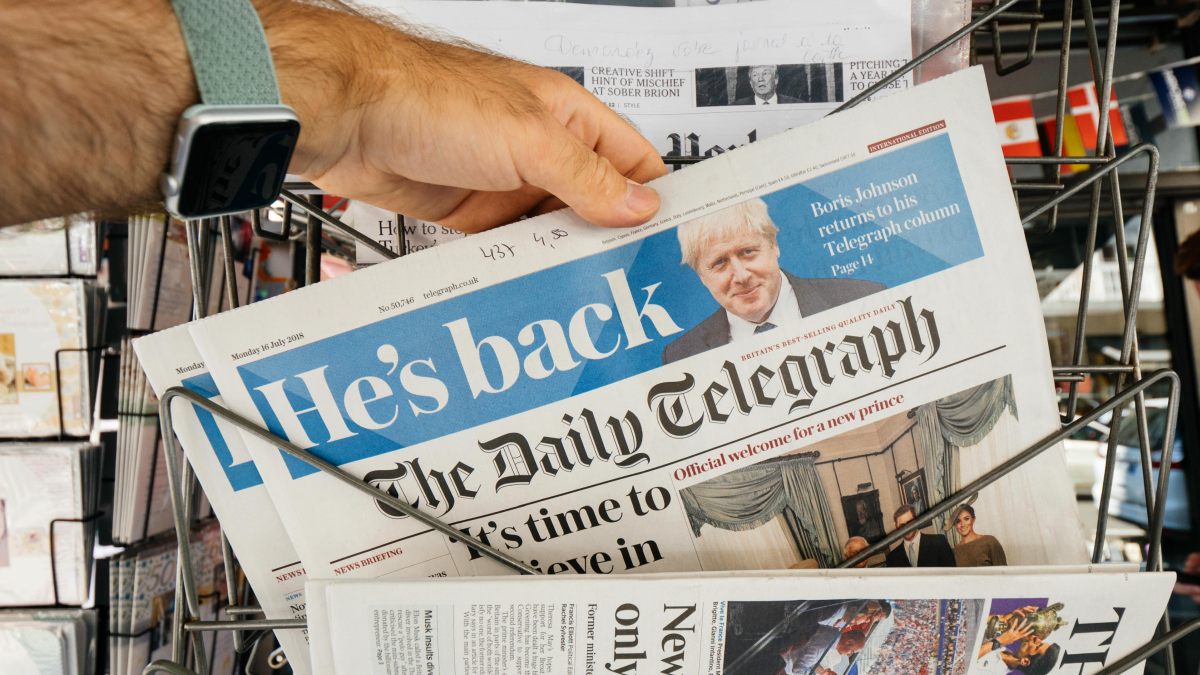 El histórico diario The Telegraph fue puesto en venta en el Reino Unido