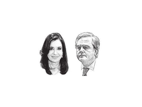 Cristina de Kirchner y Federico Pinedo