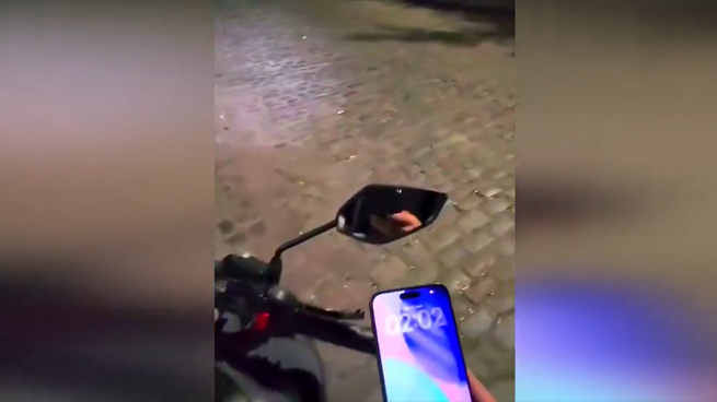 Las imágenes del robo y ataque fueron grabadas por las gafas de la propia víctima.