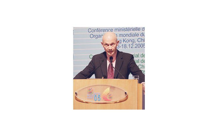 Un escéptico Pascal Lamy, director de la OMC, inauguróayer las sesiones del organismo en Hong Kong, donde delegadosde 149 países intentan ponerse de acuerdo sobreel comercio mundial.