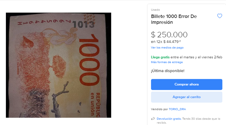 Publicación de Mercado Libre Publicación de Mercado Libre