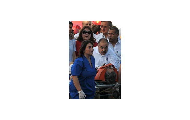 El viernes pasado José Luis Gioja fue trasladado de urgencia al Hospital Guillermo Rawson, luego que el helicóptero que lo trasladaba cayó a tierra en Valle Fértil.