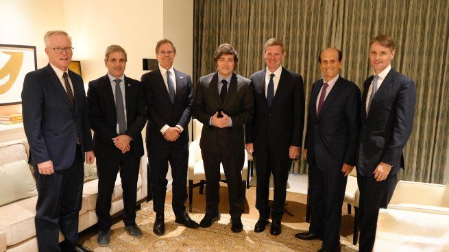 Javier Milei se reunió con empresarios en su viaje a Estados Unidos.