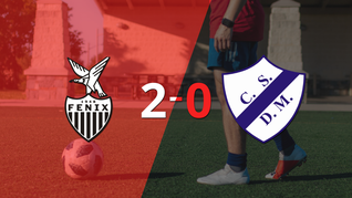con dos goles, fenix se impuso a dep. merlo en el estadio tres de febrero