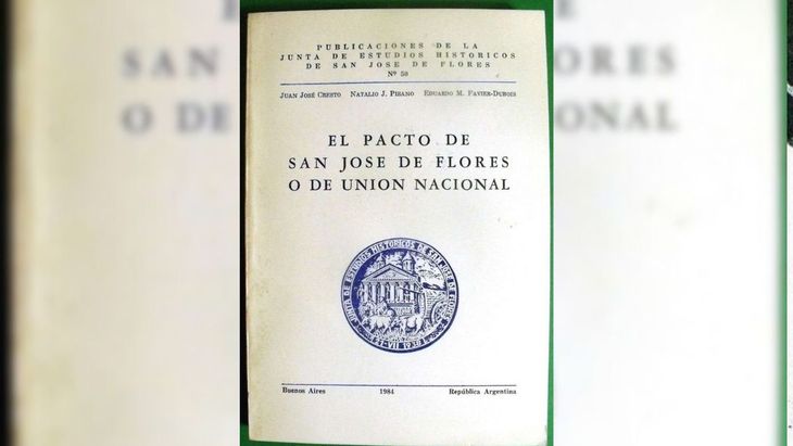 El Pacto de San José de Flores. 