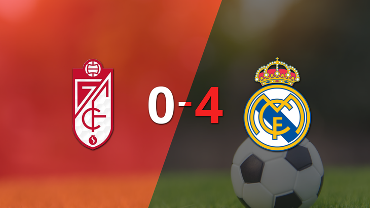Doblete de Brahim Díaz en la goleada de Real Madrid frente a Granada