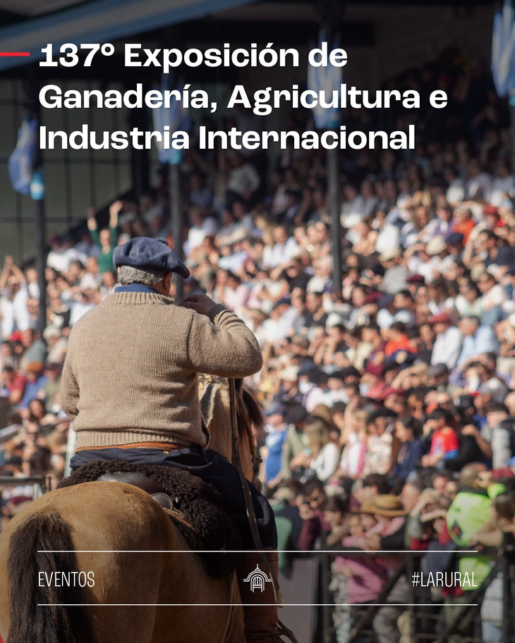 La Expo Rural se extenderá hasta el 27 de julio. La Expo Rural se extenderá hasta el 27 de julio.
