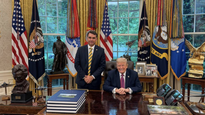 Trump recibió a Bolsonaro en la Casa Blanca.