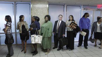 La tasa de participación laboral también subió levemente.&nbsp;