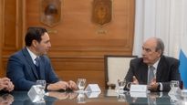 Gustavo Valdés fue recibido por Guillermo Francos.