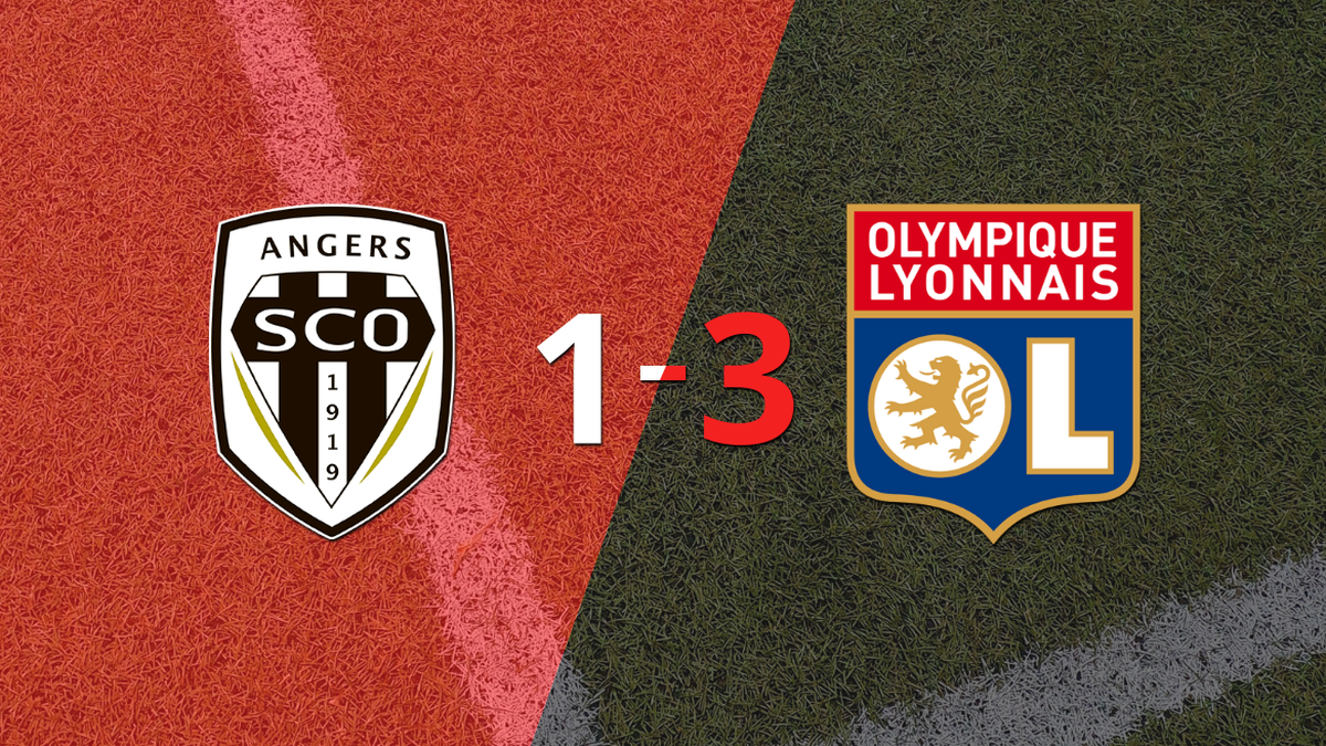 Olympique Lyon beat Angers 3-1 at home