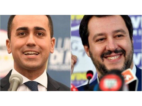 Di Maio (izq.) y Salvini necesitarán de alianzas para formar gobierno.