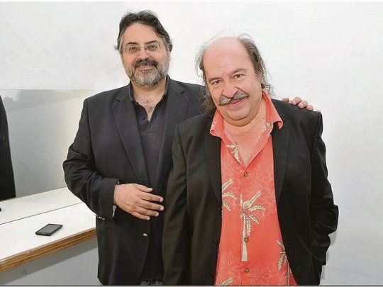 Los años 60. Marcelo Gobello y Litto Nebbia, autores del libro.