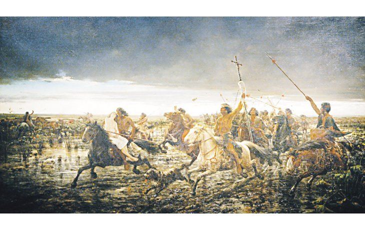 ámbito.com | Malón. La pintura de Ángel Della Valle se subastará en Naón con una base de $250 mil dólares.