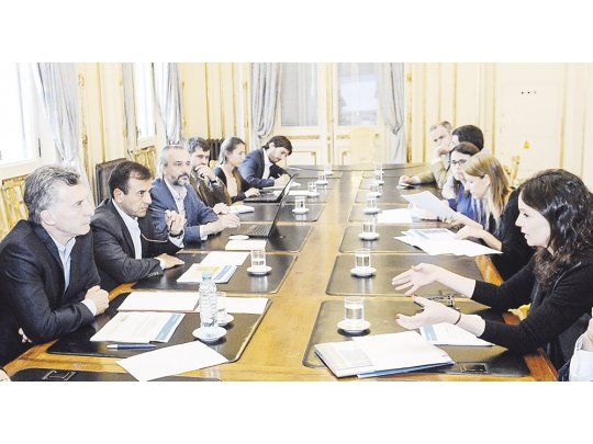 Agenda. Mauricio Macri encabezó ayer la reunión de seguimiento de gestión del Ministerio de Desarrollo Social a cargo de Carolina Stanley.