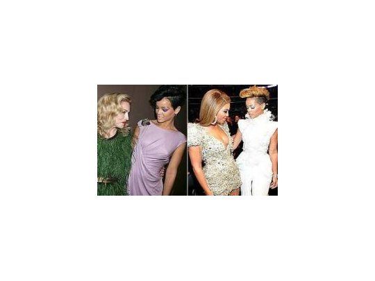 Madonna, Beyonce y Rihanna