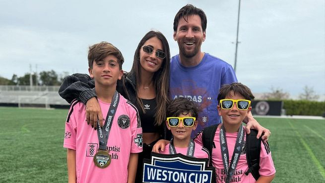 La familia Messi, dinastía de campeones.