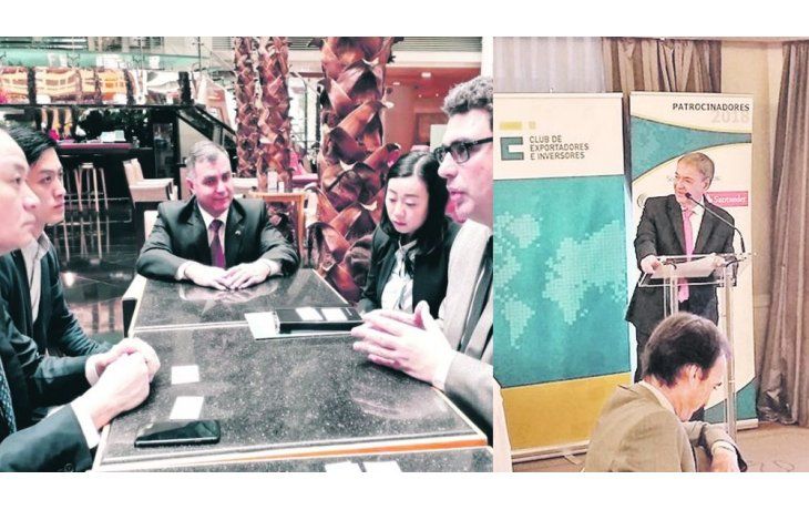 China y España, en la mira de Cornejo y de Schiaretti