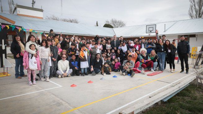 El programa Educación Para un Nuevo Mañana llegó a la escuela n° 95 de Telsen, Chubut.