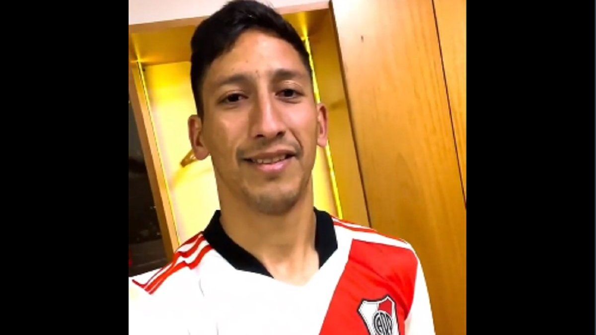River presented Aliendro in the networks, who will be able to play the Libertadores