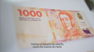 nuevo billete de $1.000 con la imagen de san martin: ¿como saber si es falso?