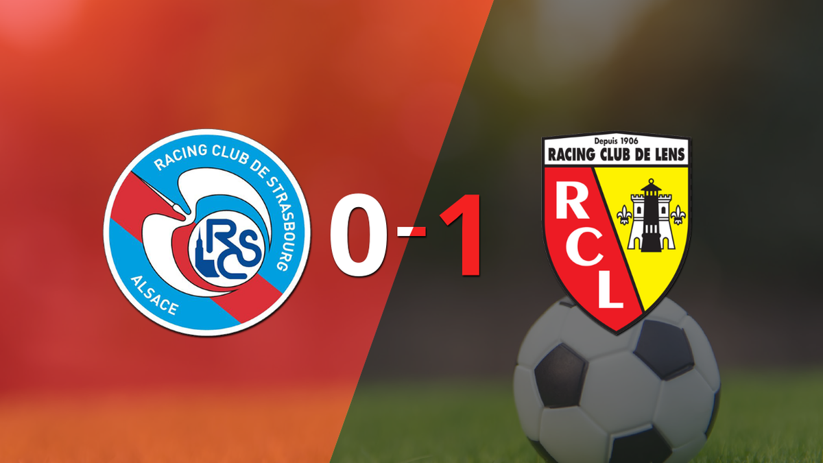 RC Strasbourg lost at home to Lens 1-0