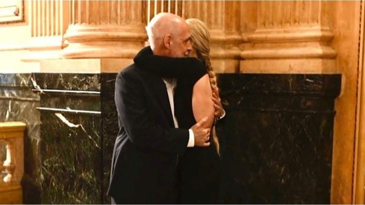 Horacio Rodríguez Larreta and Milagros Maylin got married civilly