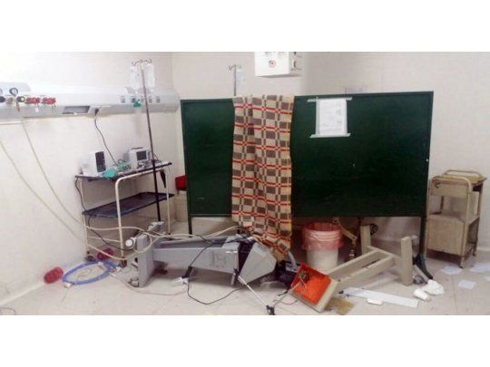 Familiares de un paciente que murió destruyeron salas de un hospital
