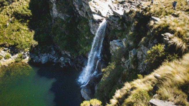 La cascada El Salto del Tigre en Córdoba.