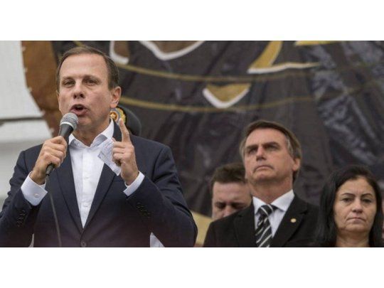 João Doria y Jair Bolsonaro.