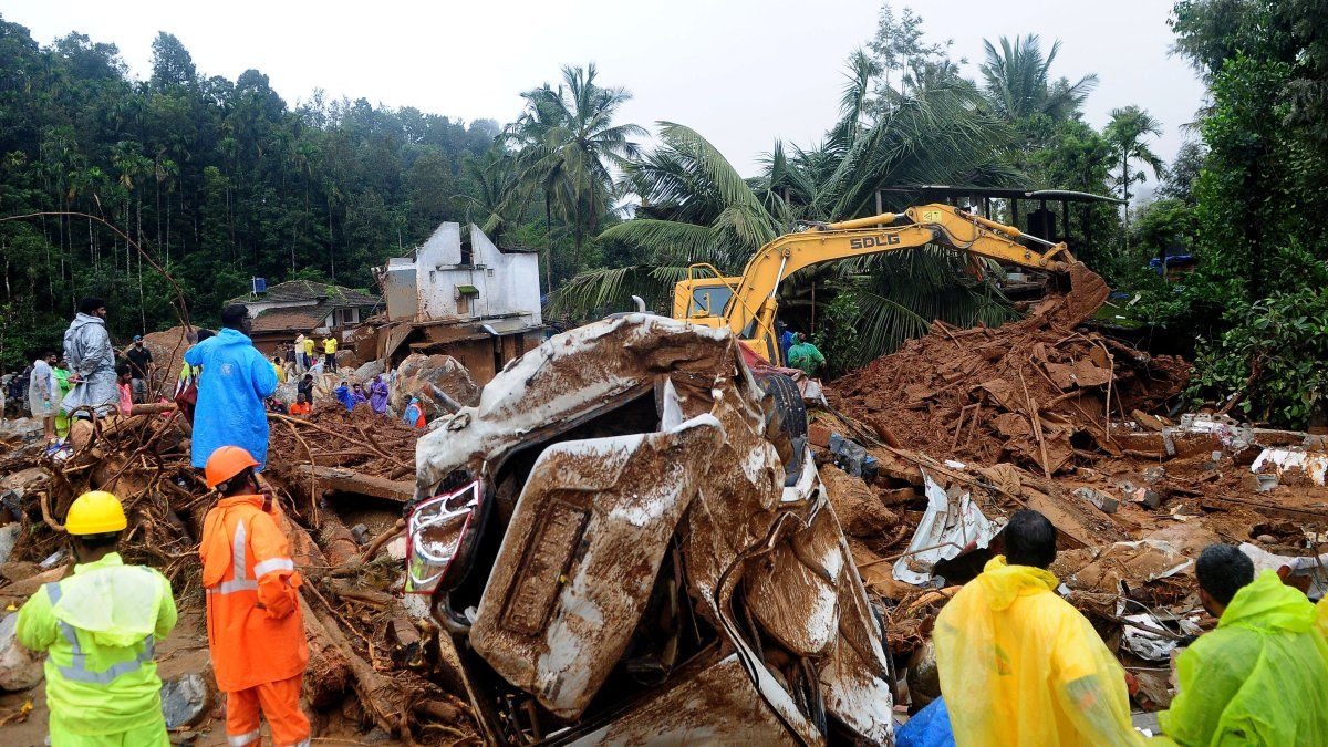 Nearly a hundred dead in landslides