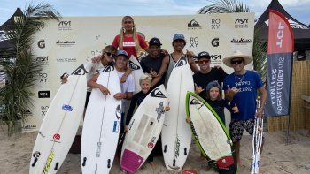 Las promesas del surf argentino estuvieron de fiesta en Mar del Plata