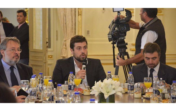 ámbito.com | El subsecretario de Gestión Municipal, Lucas Delfino al presentar el programa.