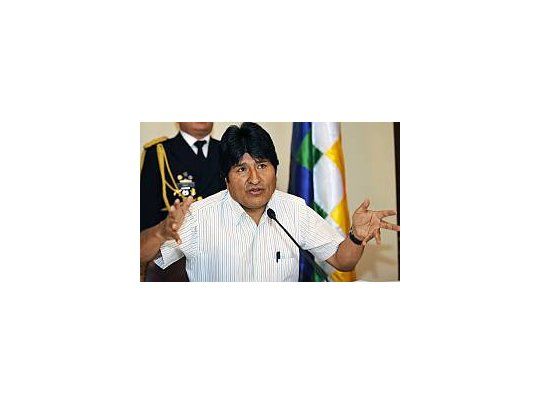 El presidente de Bolivia, Evo Morales.